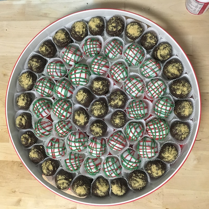 SUPER Easy Holiday Truffles: Mint & Smores